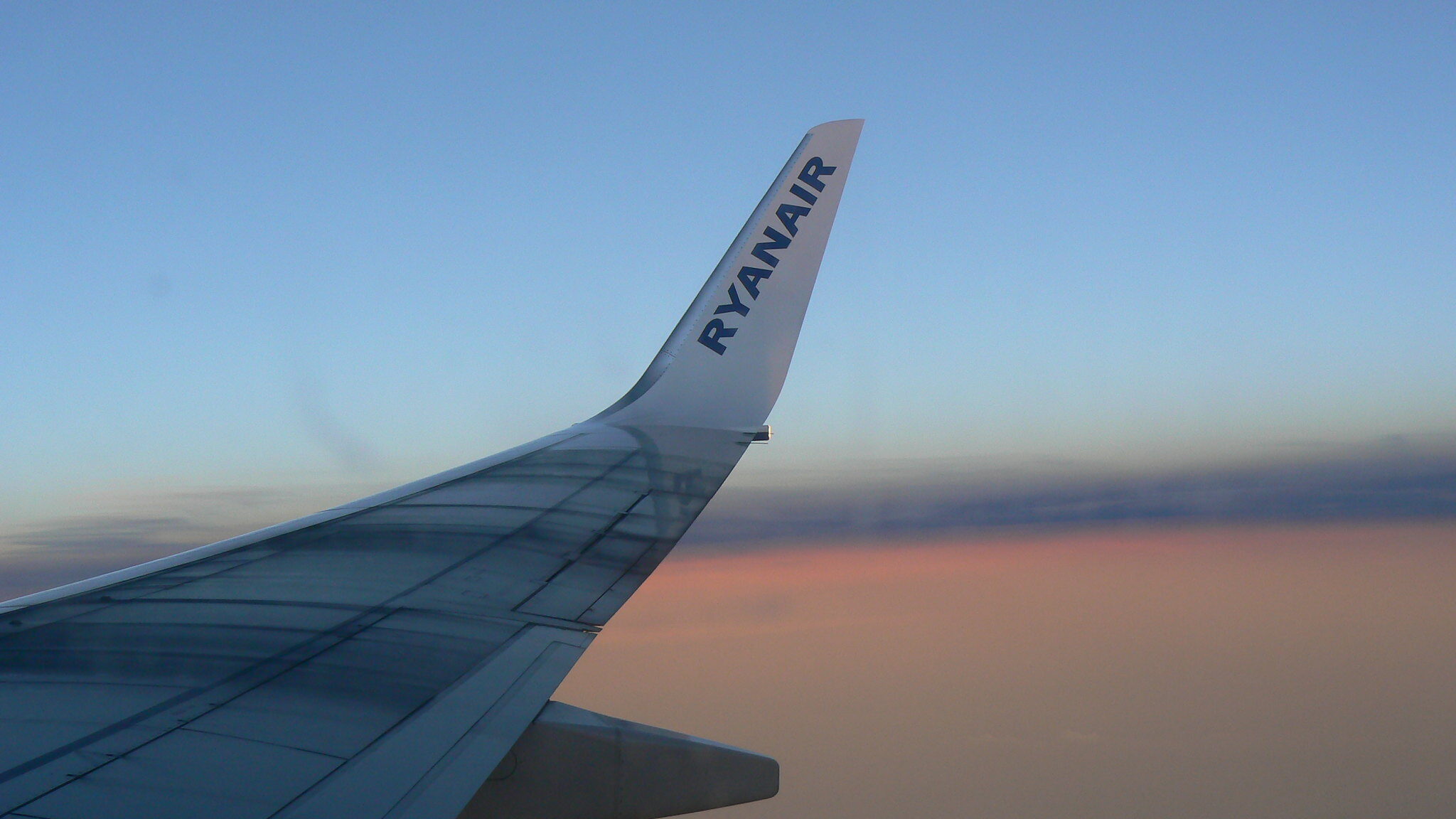 Ryanair wing